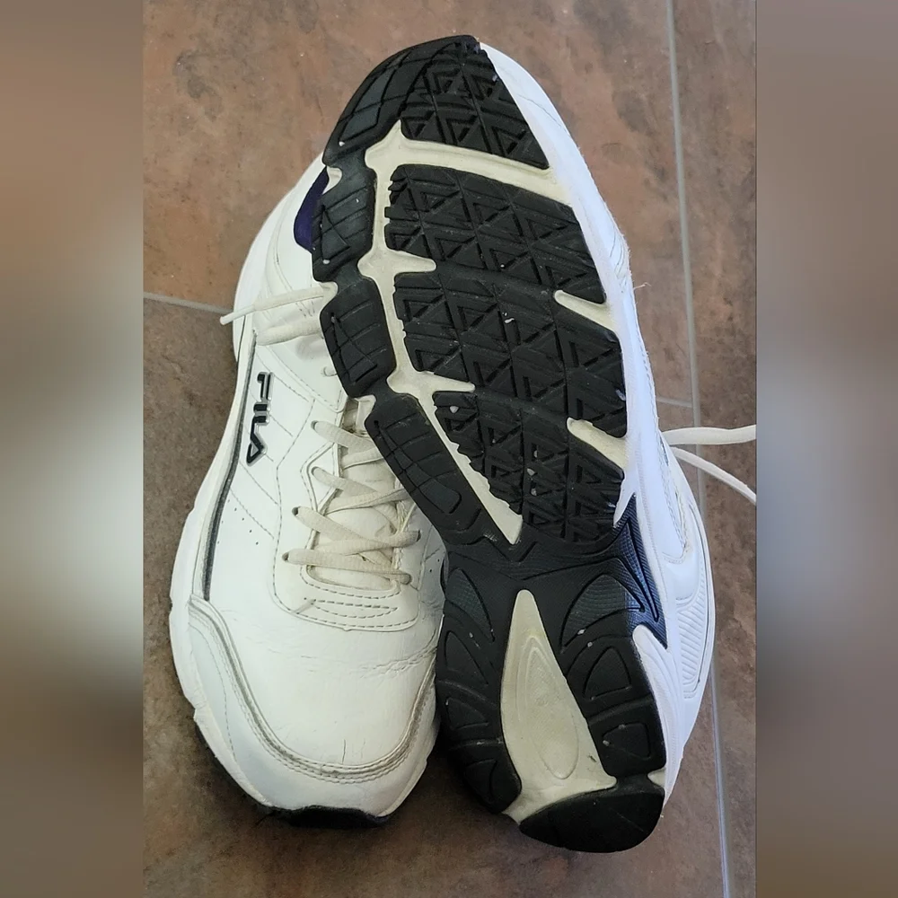 Fila Men's White Athletic Shoes Size 12